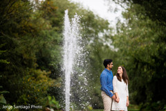 Lovely shot of the Indian couple outdoors Lovely shot of the Indian couple outdoors
