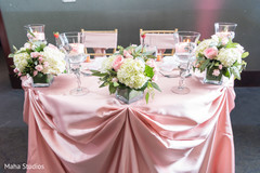 Romantic indian newlyweds table Romantic indian newlyweds table