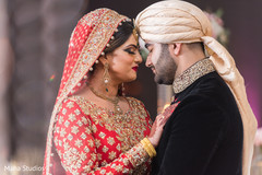 Indian newlyweds heartfelt moment Indian newlyweds heartfelt moment