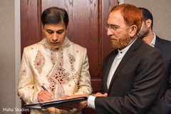 Indian wedding contract signing Indian wedding contract signing