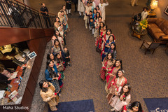 Indian wedding guests ready for the wedding Indian wedding guests ready for the wedding