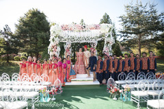 Sensational outdoor themed indian groom with bridesmaids photo shoot Sensational outdoor themed indian groom with bridesmaids photo shoot