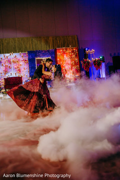 Vibrant indian couple first dance performance Vibrant indian couple first dance performance