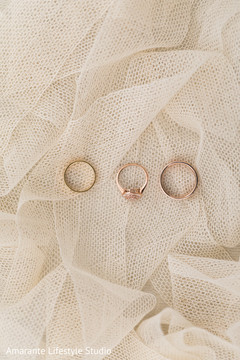 Close up capture of the Indian wedding rings Close up capture of the Indian wedding rings