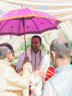 Indian groom moments after the ceremony Indian groom moments after the ceremony