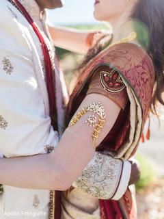 Detail of the beautiful sari worn by the maharani Detail of the beautiful sari worn by the maharani