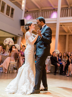 Indian couple having their first dance. Indian couple having their first dance.