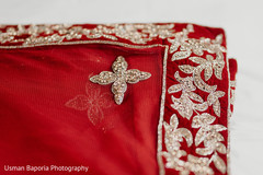 Gems detail on the fabric used for the Indian wedding Gems detail on the fabric used for the Indian wedding