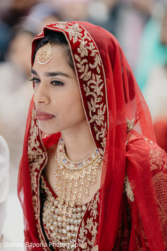 Stunning maharani listening carefully during the ceremony Stunning maharani listening carefully during the ceremony