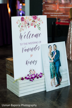Lovely greeting from the Indian newlyweds to the guests