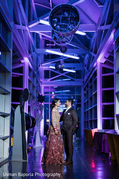 Purple lightning greets the Indian newlyweds Purple lightning greets the Indian newlyweds