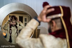 Indian groom getting ready Indian groom getting ready