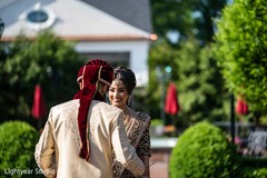Heartwarming indian bride and groom's first look Heartwarming indian bride and groom's first look