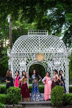 Outdoor themed indian bride with bridesmaids photo session Outdoor themed indian bride with bridesmaids photo session