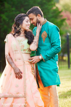 Romantic indian newlyweds capture Romantic indian newlyweds capture