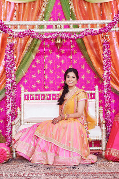 Indian bride sitting at jhula Indian bride sitting at jhula