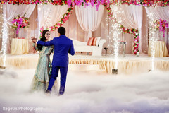 Magical indian wedding first dance scene Magical indian wedding first dance scene