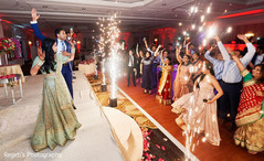 Indian newlyweds cheering the crowd Indian newlyweds cheering the crowd