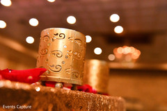 Indian pre-wedding candle holders decoration. Indian pre-wedding candle holders decoration.