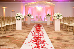 Magnificent Indian wedding ceremony mandap flowers and decor. Magnificent Indian wedding ceremony mandap flowers and decor.