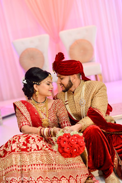 Romantic Indian bride and groom capture. Romantic Indian bride and groom capture.