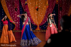 Gorgeous maharani performing a choreography during the pre wedding rituals Gorgeous maharani performing a choreography during the pre wedding rituals