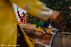Elegant Indian groom at his baraat celebration. Elegant Indian groom at his baraat celebration.