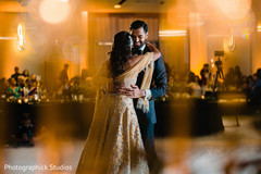Gorgeous Indian bride and groom's dance performance. Gorgeous Indian bride and groom's dance performance.
