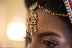 Magnificent Indian bridal tikka closeup capture. Magnificent Indian bridal tikka closeup capture.