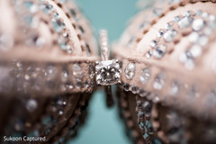 Stunning Indian bridal engagement ring portrait. Stunning Indian bridal engagement ring portrait.