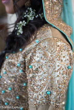 Marvelous Indian bride Anarkali embroidery. Marvelous Indian bride Anarkali embroidery.