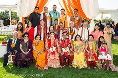 Indian wedding family portrait Indian wedding family portrait