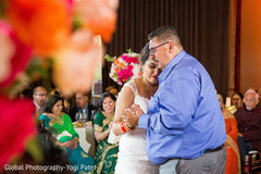 Father and daughter dance performance. Father and daughter dance performance.