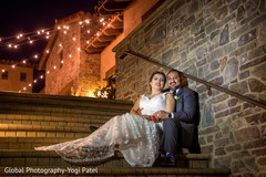 Lovely Indian couple on their wedding attire capture. Lovely Indian couple on their wedding attire capture.