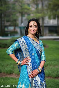 Portrait of the beautiful maharani wearing the sari Portrait of the beautiful maharani wearing the sari