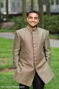 Portrait of the elegant Indian groom during pictures Portrait of the elegant Indian groom during pictures