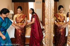 Special guests make sure the maharani looks radiant before the wedding Special guests make sure the maharani looks radiant before the wedding