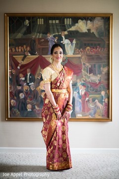Portrait of the beautiful maharani prior to the ceremony Portrait of the beautiful maharani prior to the ceremony