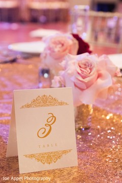 Detail of the table ids design for the Indian wedding Detail of the table ids design for the Indian wedding