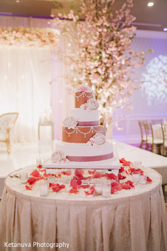 Different view of the delicious cake at the Indian wedding reception Different view of the delicious cake at the Indian wedding reception