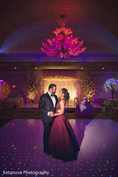 Amazing lightning design in the Indian wedding reception venue Amazing lightning design in the Indian wedding reception venue
