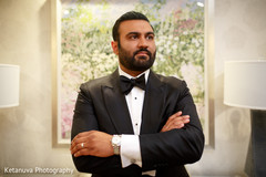 Portrait of the Indian groom before the ceremony Portrait of the Indian groom before the ceremony
