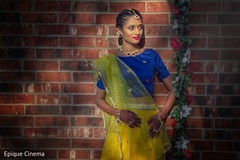 Indian bride on Haldi Ceremony Indian bride on Haldi Ceremony