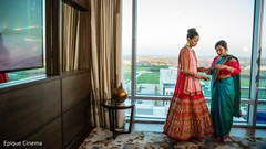 Lovely indian bride getting ready scene Lovely indian bride getting ready scene