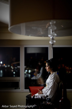 Maharani reflecting prior to the Indian wedding Maharani reflecting prior to the Indian wedding