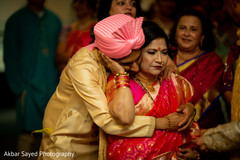 Indian bride's family emotional moment during the ceremony Indian bride's family emotional moment during the ceremony