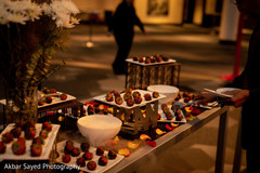 Treats table design for the Indian wedding reception Treats table design for the Indian wedding reception