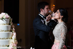 Delightful toast moment from the Indian newlyweds Delightful toast moment from the Indian newlyweds
