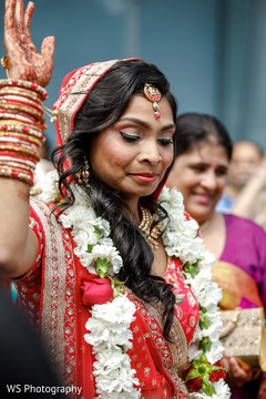 Joyful Indian brideat baraat celebration. Joyful Indian brideat baraat celebration.