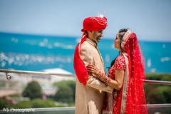 By the beach Indian bride and groom's capture. By the beach Indian bride and groom's capture.